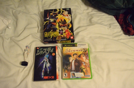 Supid animoo stuff I got (and the autograph of Shenmue 2)